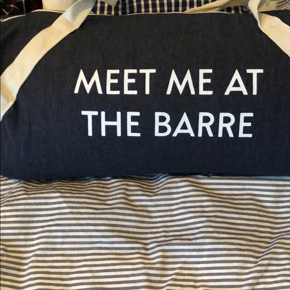 Meet Me At The Barre - gym bag